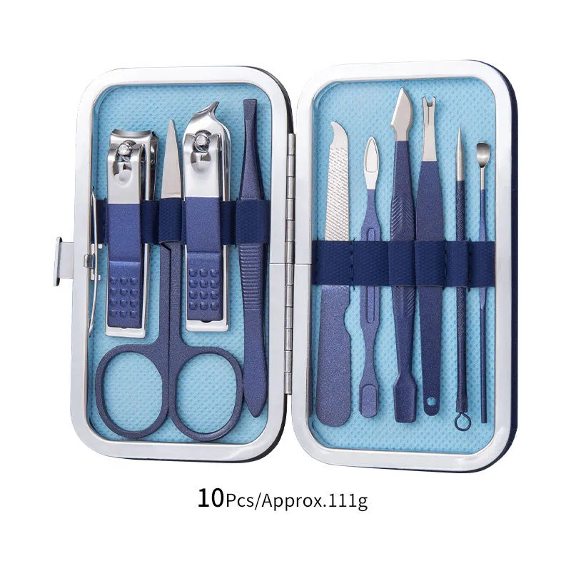 18-Piece Stainless Steel Manicure Beauty Set - Nail Clippers