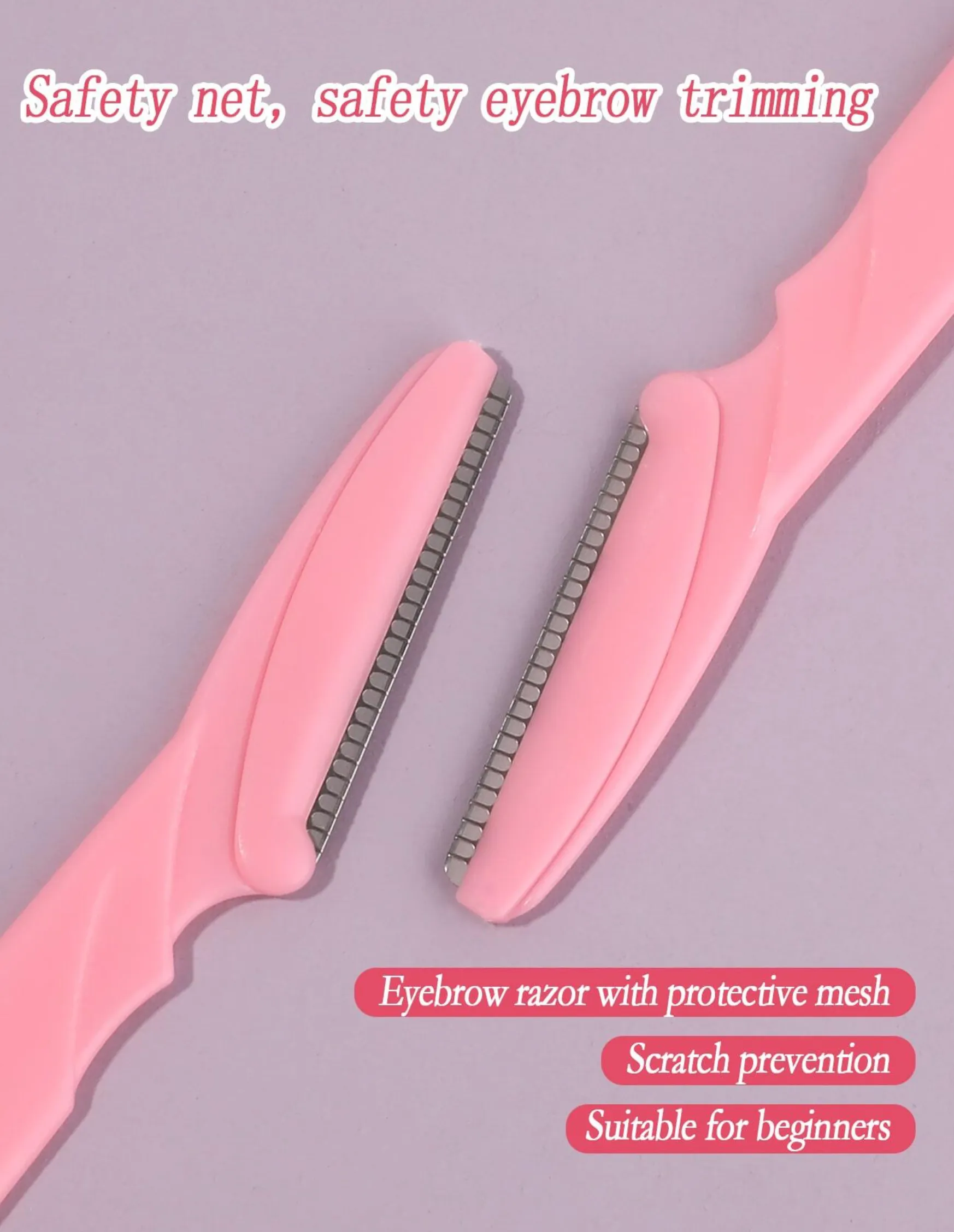 2pcs Pink razor set