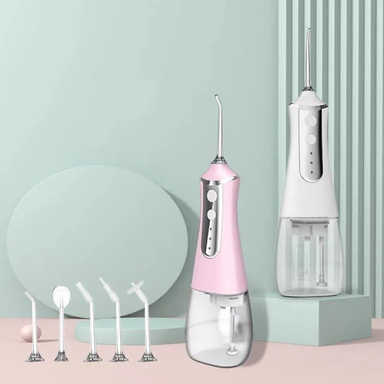 3 Modes Oral Irrigator USB Rechargeable Water Floss Portable Dental Water Flosser Jet 350ml Irrigator Dental Teeth Cleaner 5 Jet