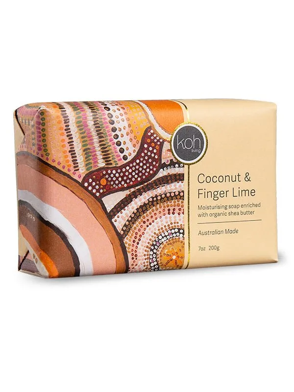 Aboriginal Coconut & Finger Lime Soap