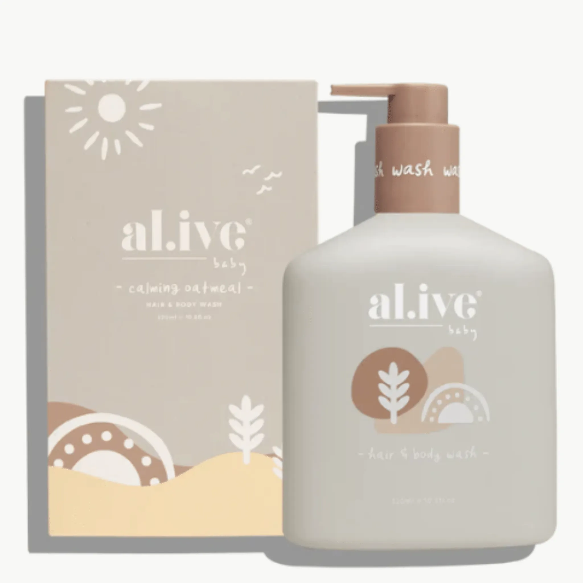 Al.ive Calming Oatmeal Hair and Body Wash