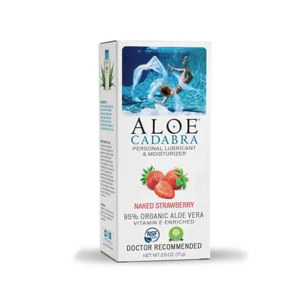 Aloe Cadabra Organic Lube Strawberry 2.5 Oz