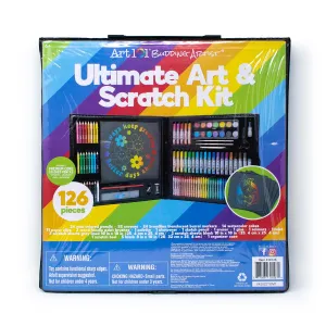 Art 101 Ultimate Scratch Art and Drawing Kit - 126 Pieces