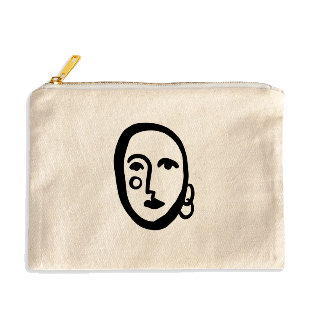 Blushing Face Zip Bag