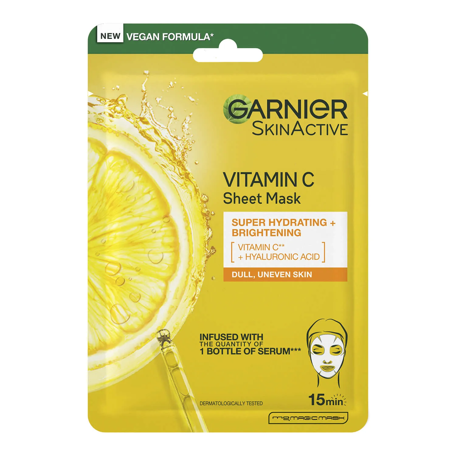 Brightening & Super Hydrating Vitamin C Sheet Mask - 28g