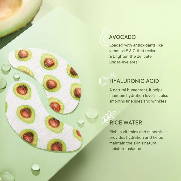 Brightening Under Eye Hydrogel Patch with Avocado Vitamins C & E