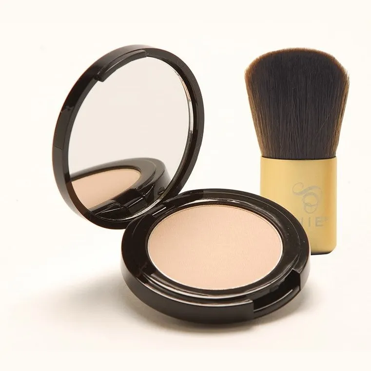 Cashmere Powder - 3gm   Small Kabuki Brush by Genie Beauty (Ships in 2-3 Weeks)