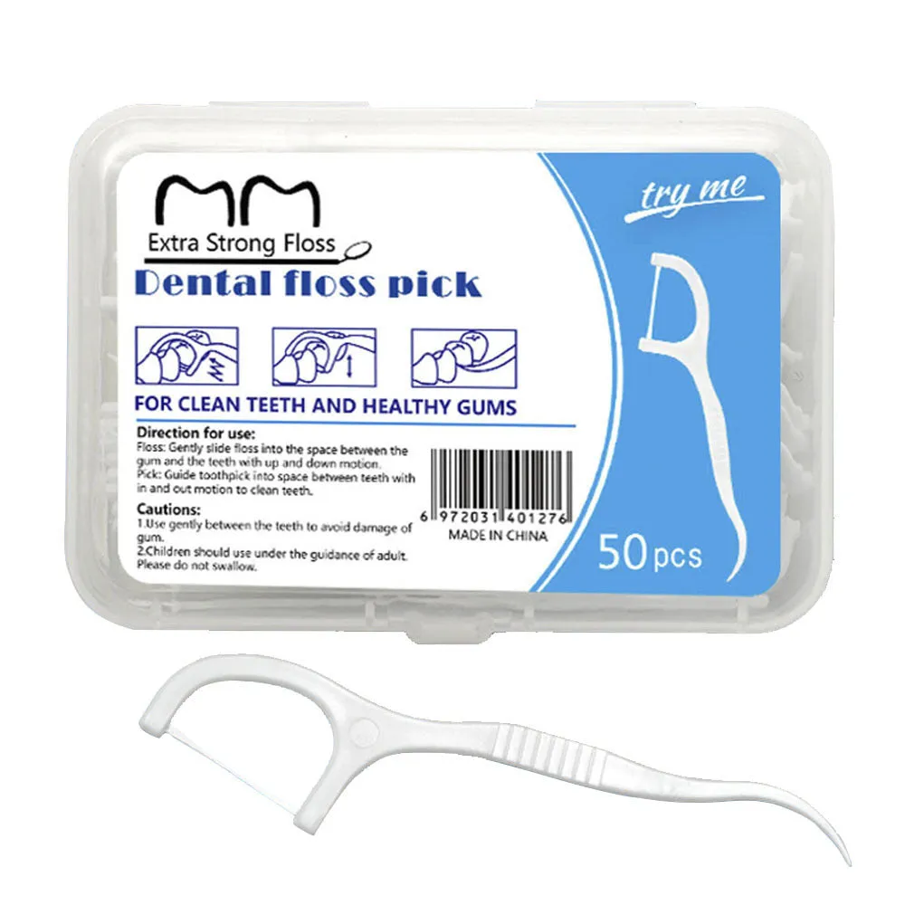 Disposable Ultra-fine Toothpick Floss Portable