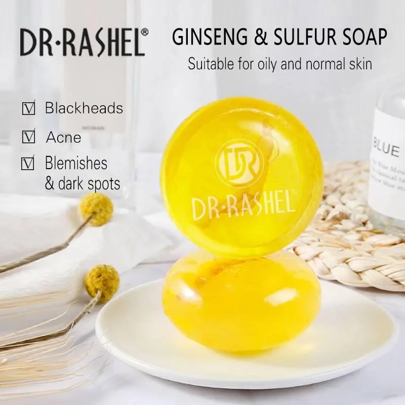 Dr.Rashel scars blemishes dark spots ginseng sulfur Brightening Lightening Moisturizing Hydrating Ginseng & sulfur soap DRL- 1613