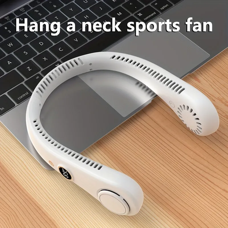 Experience Cool Comfort On-The-Go Portable Bladeless Neck Fan