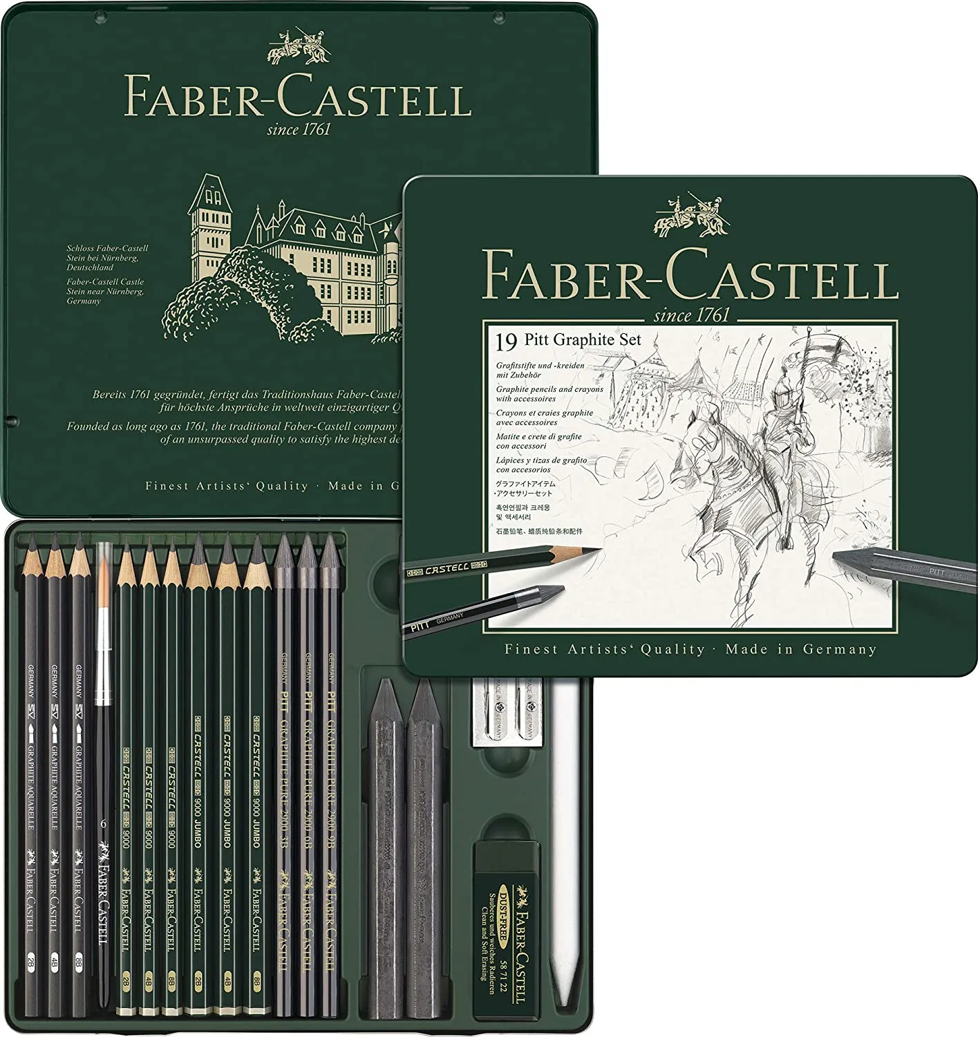 FABER-CASTELL PITT Graphite tin