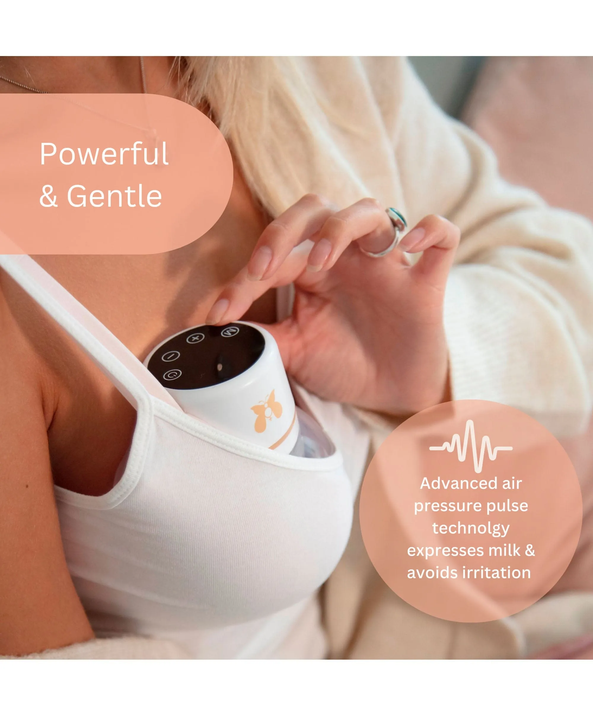 Fraupow Wearable Double Breast Pump