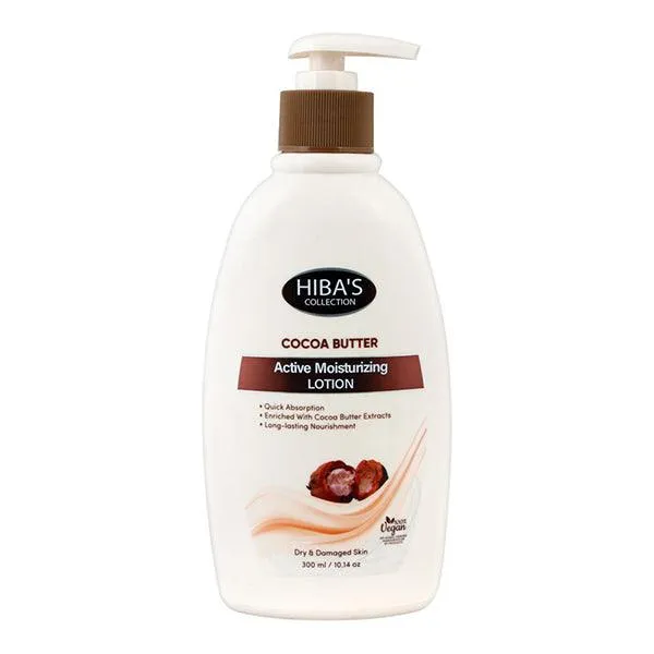 HIBA`S COCOA BUTTER MOISTURZING LOTION 300ML