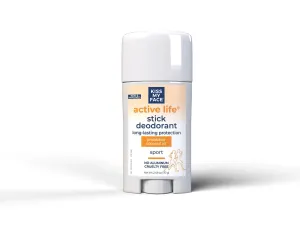 Kiss My Face Active Life Sport Deodorant 2.48 oz Stick