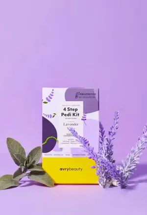 Lavender Sage 4 Step Pedi Kit