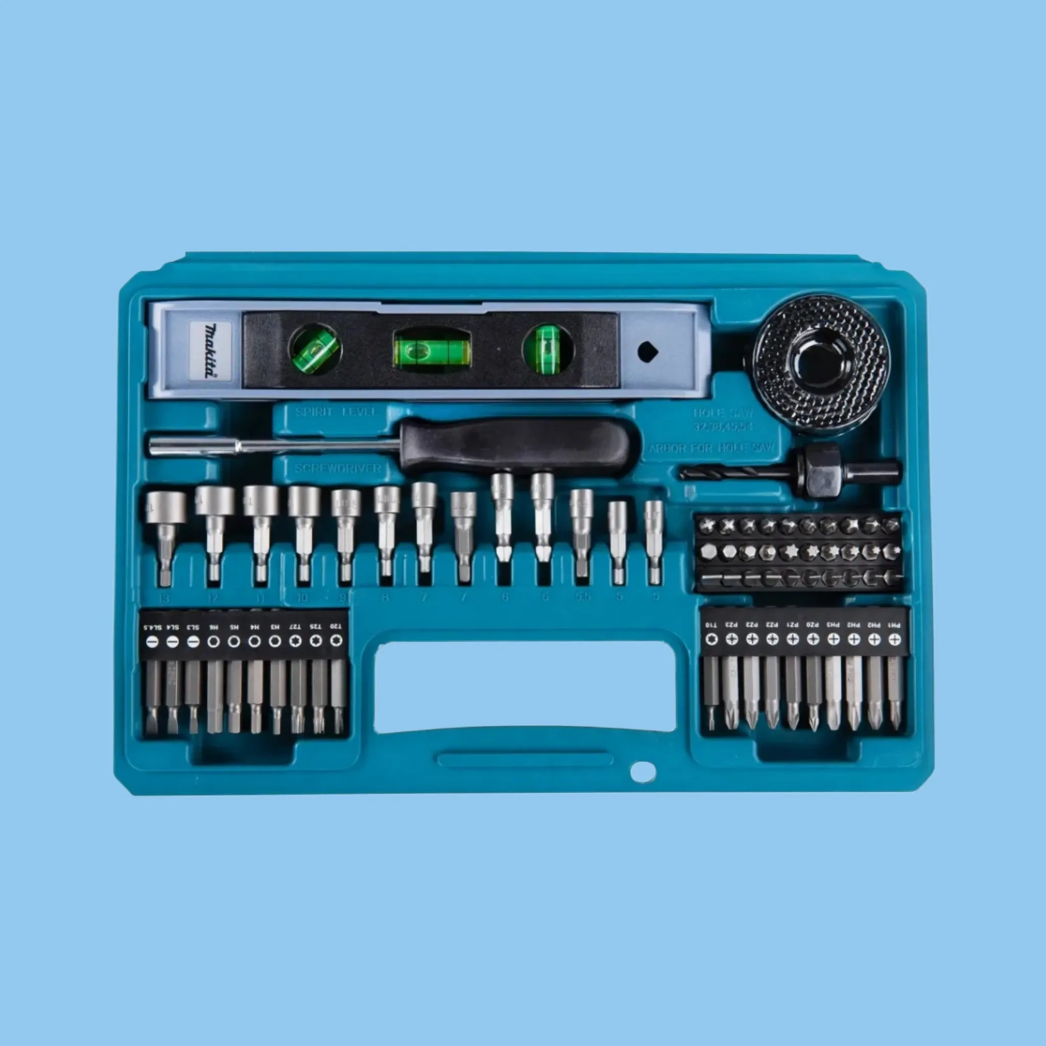 Makita Drill & Screw Bit Set W/Hard Case, E-10730