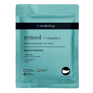  Maskology Retinol   Vitamin C Under Eye Mask