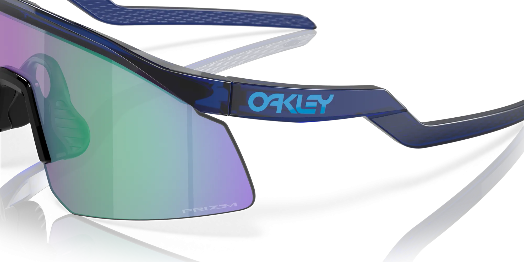 Oakley Hydra Crystal Prizm Jade Lenses Translucent Blue Frame