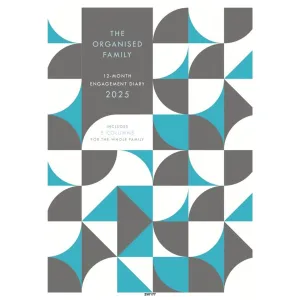 Otter House Organised Family (Geometric) Planner A5 Diary 2025