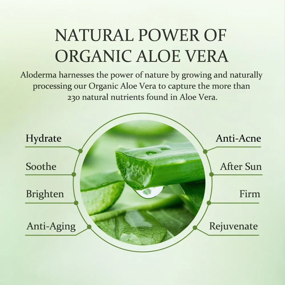 Pure Aloe Vera Skin Hydrator - 99.8% Organic Aloe