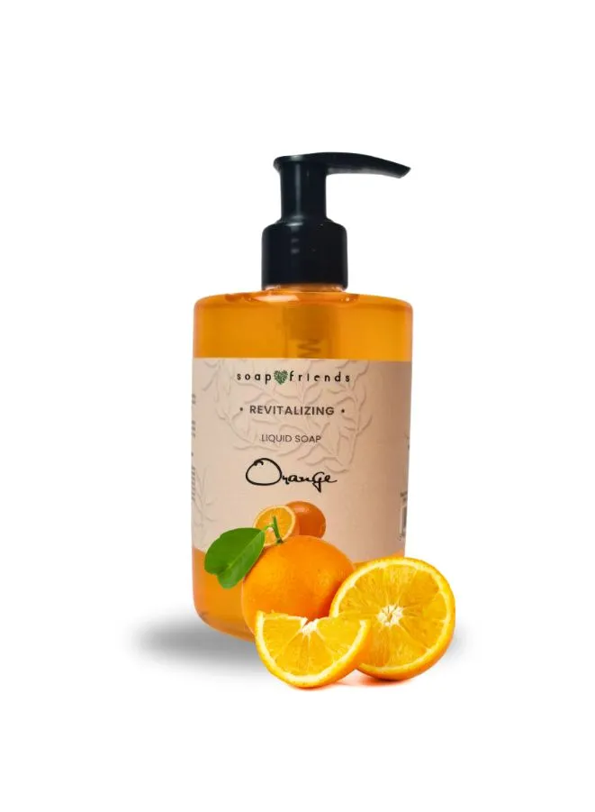 Soap&Friends Orange Liquid Soap Zesty Citrus Cleanliness, 300 ml