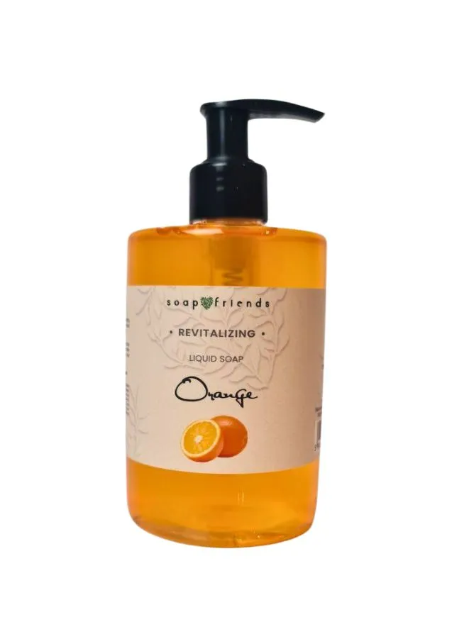 Soap&Friends Orange Liquid Soap Zesty Citrus Cleanliness, 300 ml