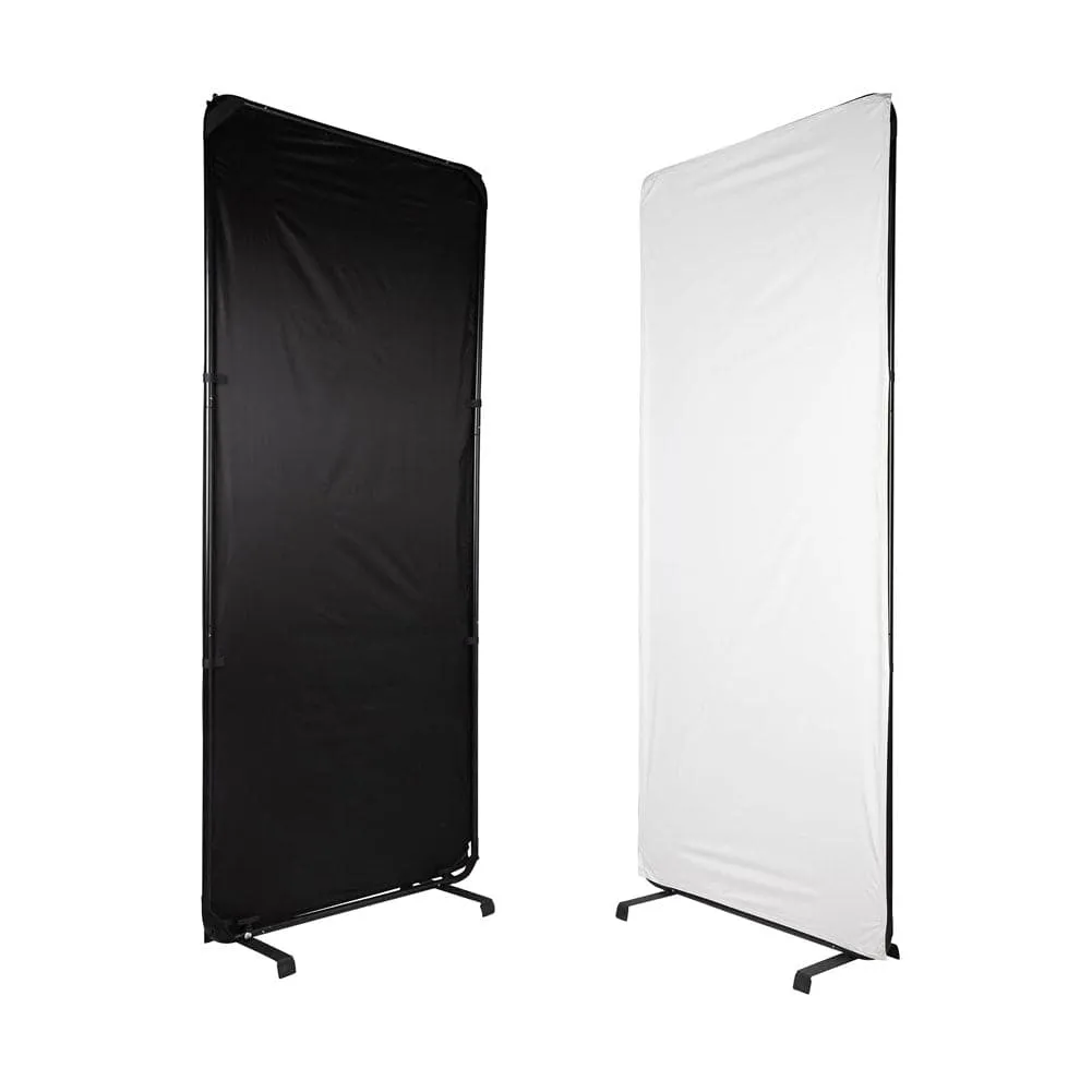 Spectrum 'Xpress V-Flat' Free-Standing Black/White Portable Backdrop (Pair)