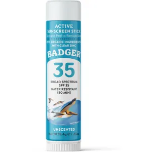 SPF 35 Active Face Stick .65 oz by W. S. Badger