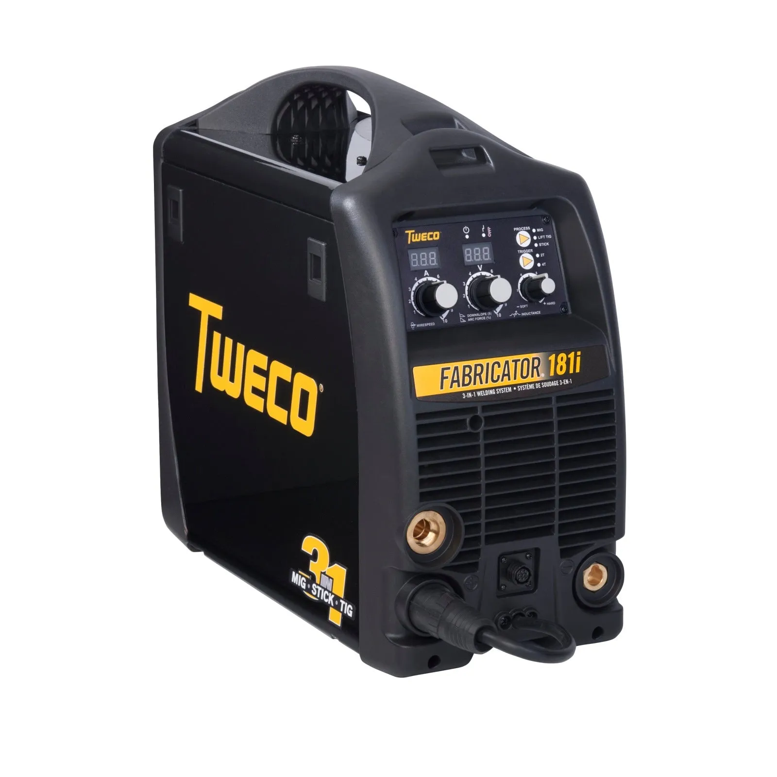 Tweco Fabricator 181i MIG and Stick & TIG Welder Pkg with Cart (No TIG Torch Included) (W1003182)