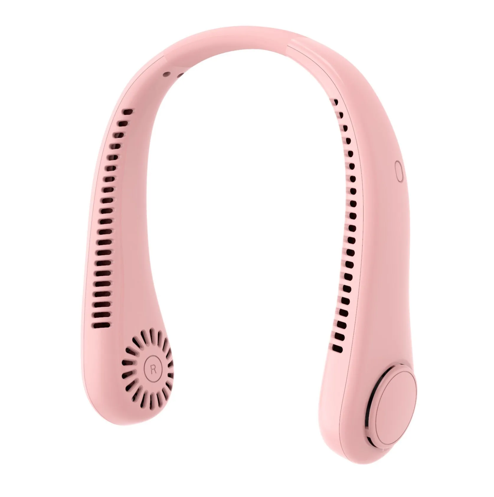 USB Rechargeable Bladeless Portable Neck Fan-Pink