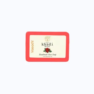 Vagad's Khadi Rose Soap (Pack of 3)