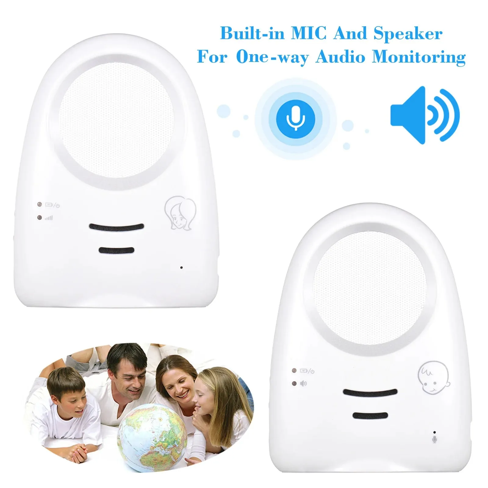 Wireless Two Way Audio Baby Monitor