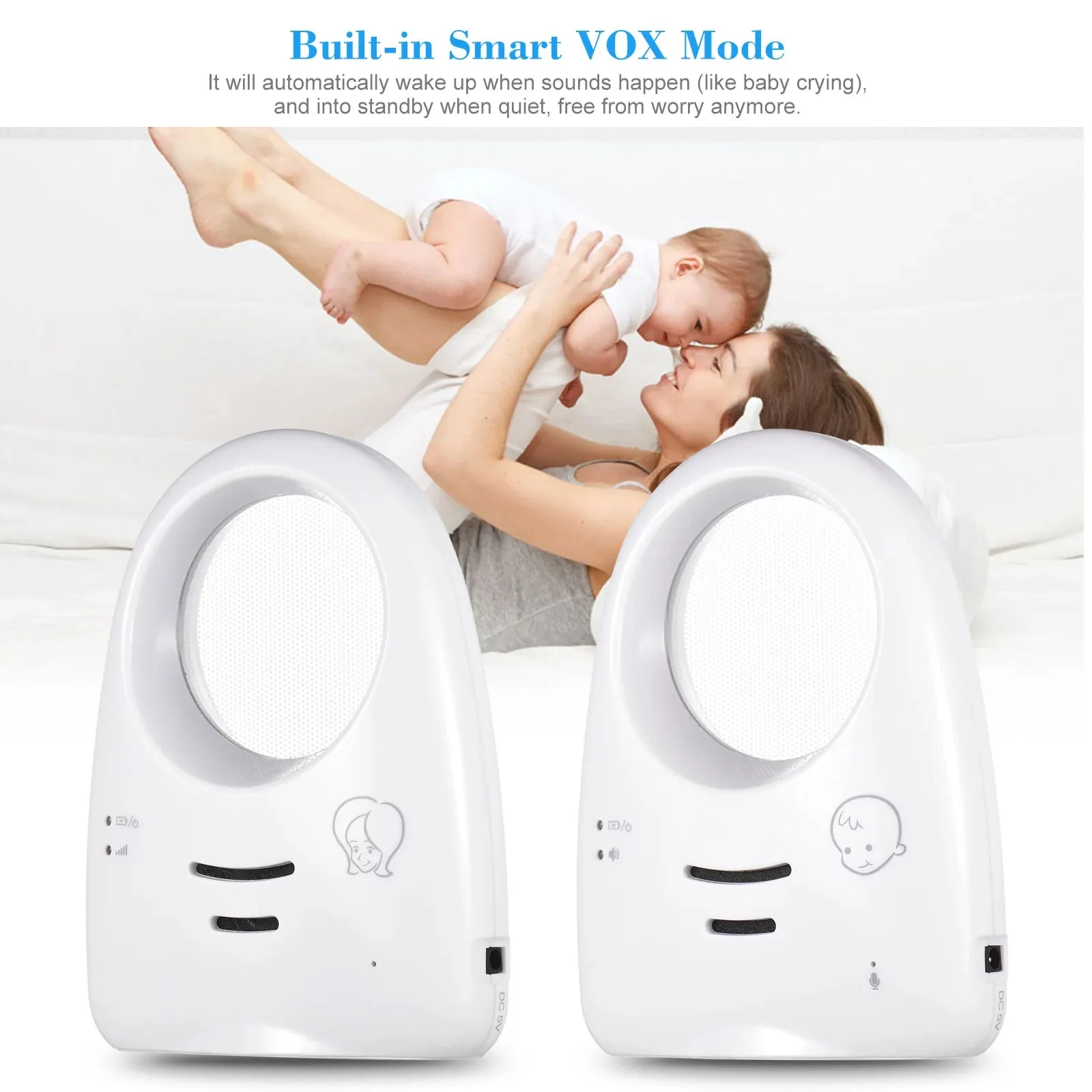 Wireless Two Way Audio Baby Monitor